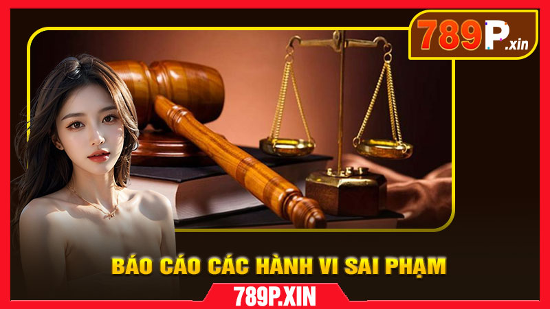 Báo cáo các hành vi sai phạm