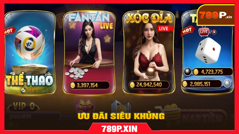 Ưu đãi siêu khủng – Tặng thưởng khắp nơi